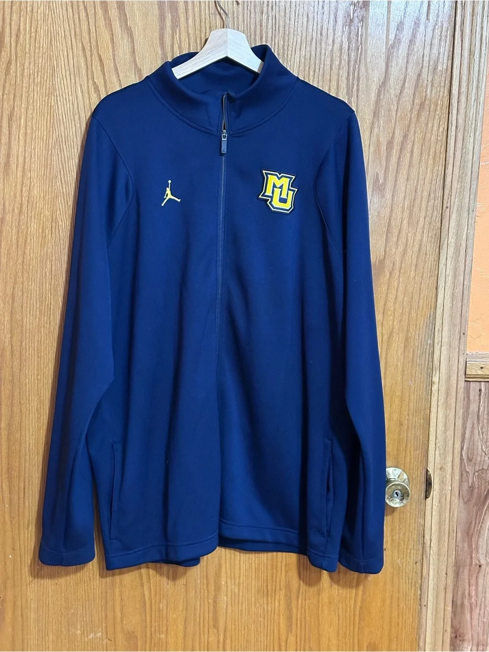 Jordan Marquette university‎ NCAA full zip mens warm up jacket sz XXL